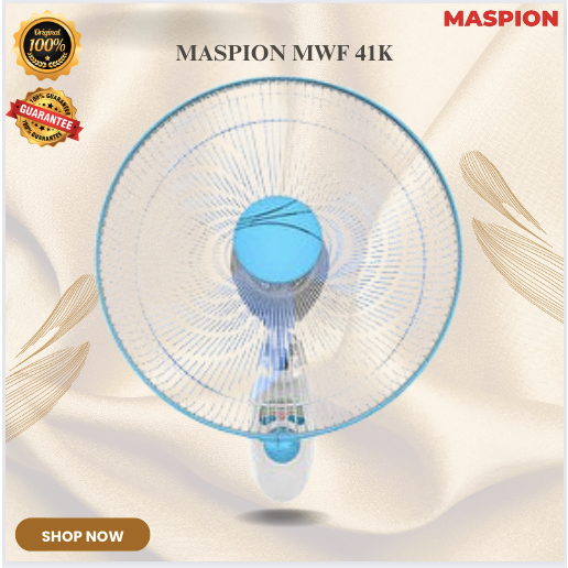 MASPION KIPAS ANGIN MWF41K/MWF-41K/MWF-41-K/MWF 41K/MWF 41 K/MWF 41K/MASPION KIPAS DINDING MURAH/WALL FAN MASPION ORIGINAL BERGARANSI RESMI