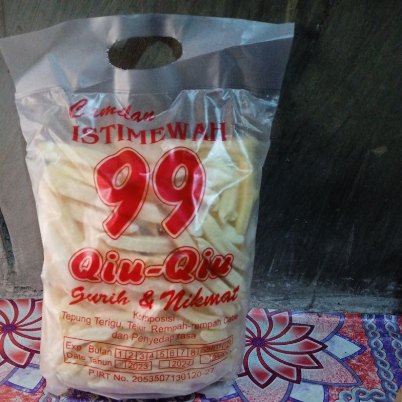 

camilan istimewa 99 Qiu-Qiu gurih dan nikmat