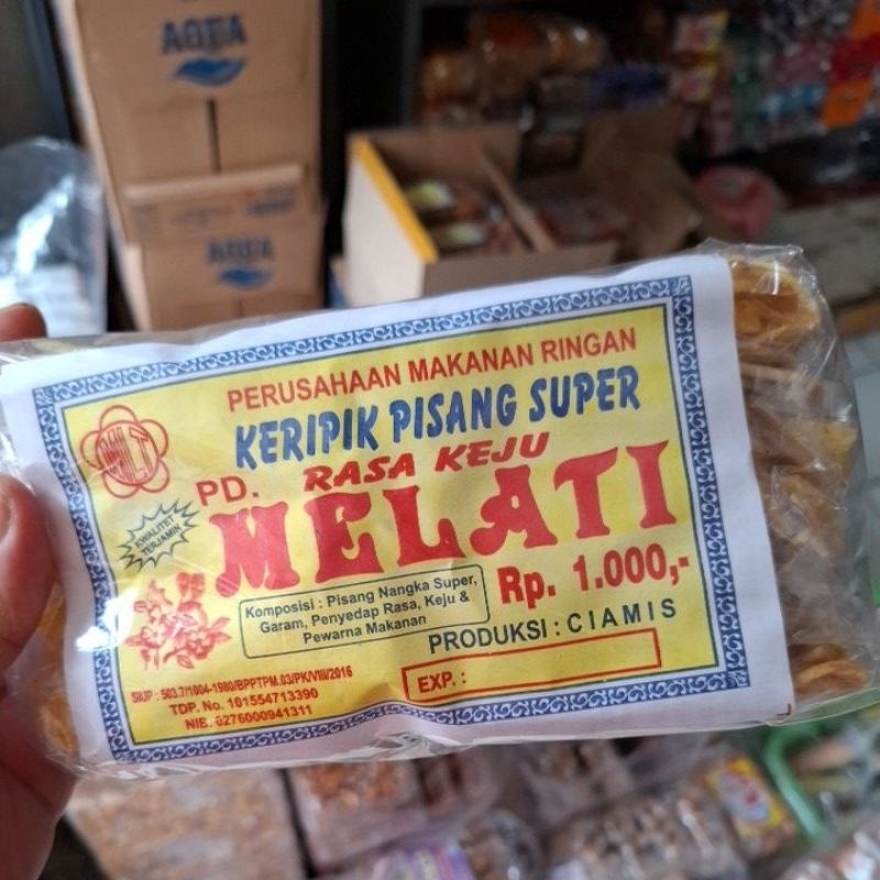 

Keripik Pisang Gurih Manis isi 12