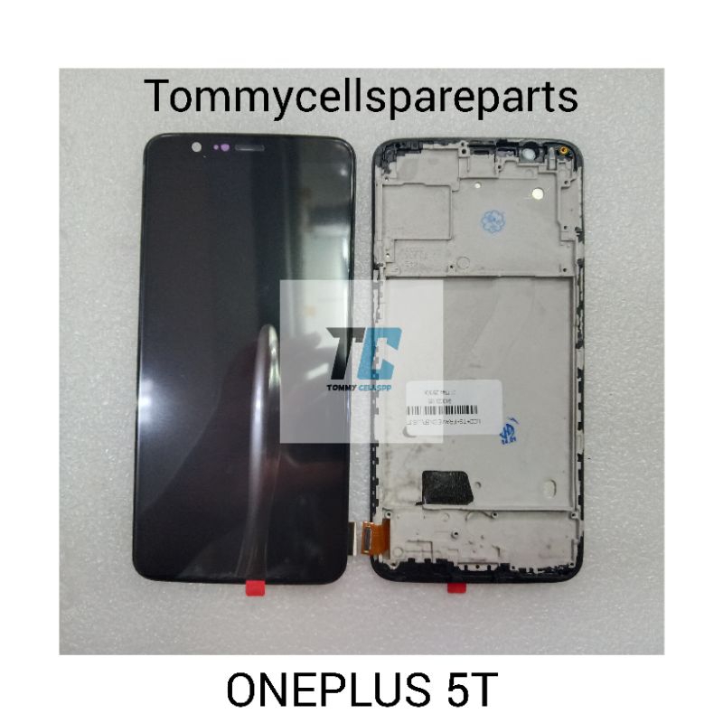 LCD TOUCHSCREEN PLUS FRAME ONEPLUS 5T ORIGINAL