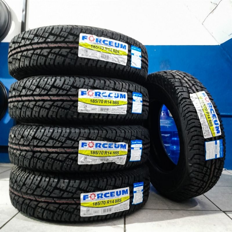 Ban Semi Cangkul R14 185 70 Merek forceum Atz-r 185 70 R14 Free Pasang ditoko