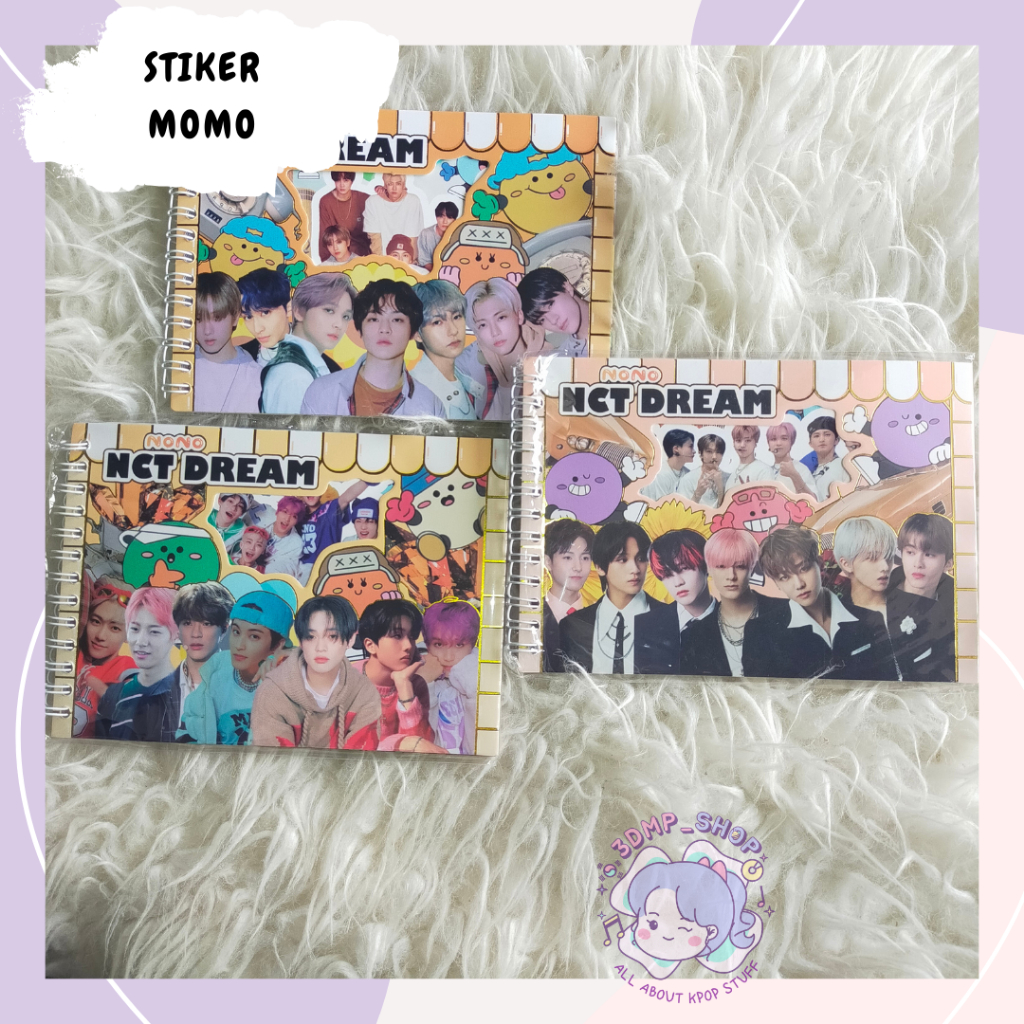 

STIKER KARAKTER BINDER SIAP TEMPEL MOMO BENTUK BUKU NCT DREAM