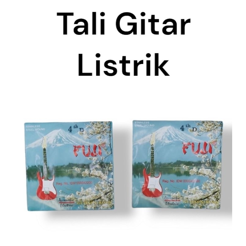Senar Gitar Listrik Fuji Satuan / Tali Gitar Listrik Fuji No 4 Eceran