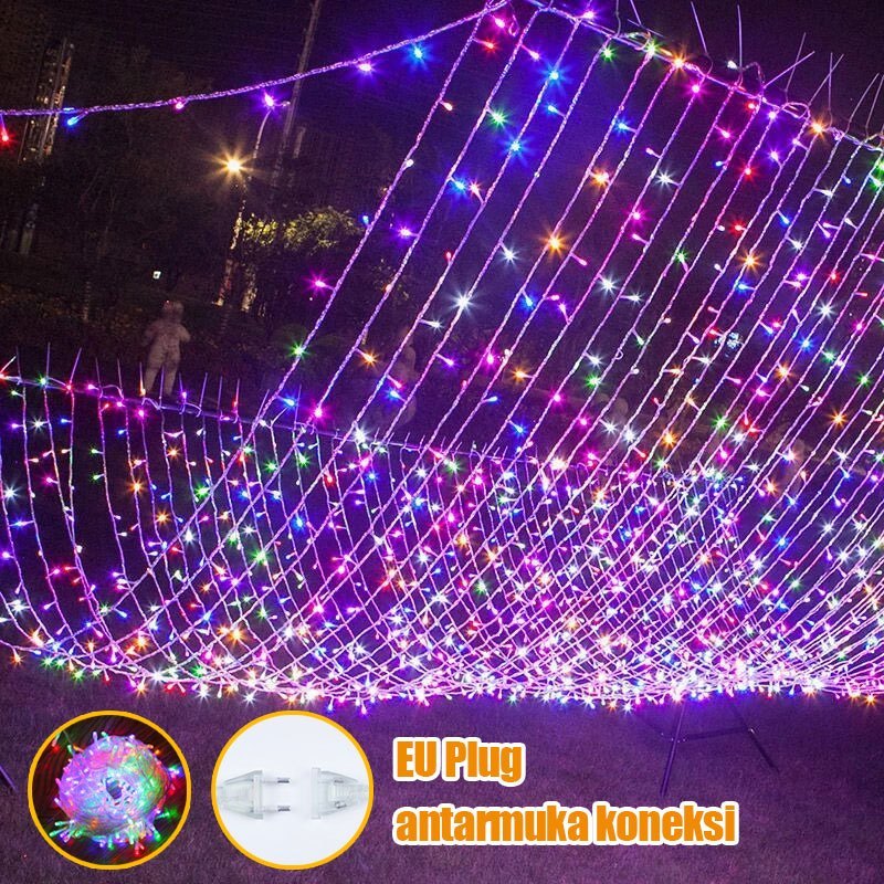 ANBOLT Lampu 17 Agustusan Merah Putih 2024 Lampu Hias 10 Meter Warna  Lampu Berkedip Lampu Hias Kama