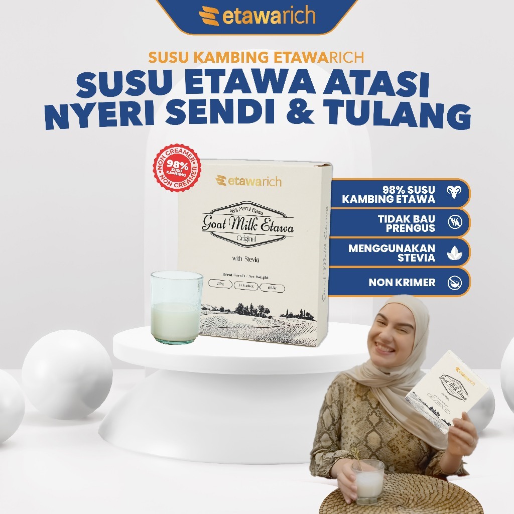 

Etawarich - Susu Kambing Etawa Atasi Nyeri Sendi & Tulang