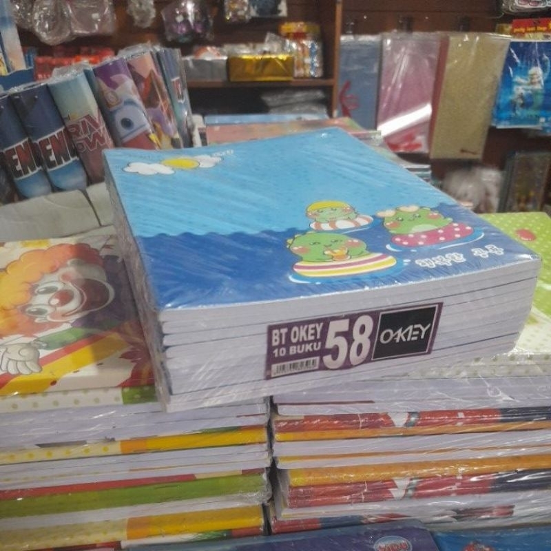 

Buku Tulis OKEY 58 Lembar (10 Buku)