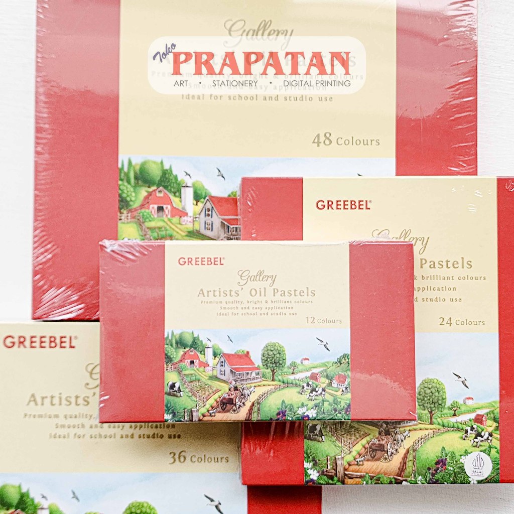 

Greebel Artist Oil Pastel 12 Color | Crayon Minyak