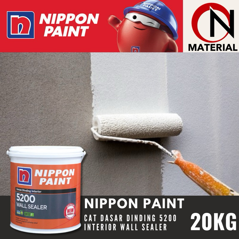 CAT DASAR TEMBOK NIPPON PAINT INTERIOR WALL SEALER 5200 20kg ANTI ALKALI