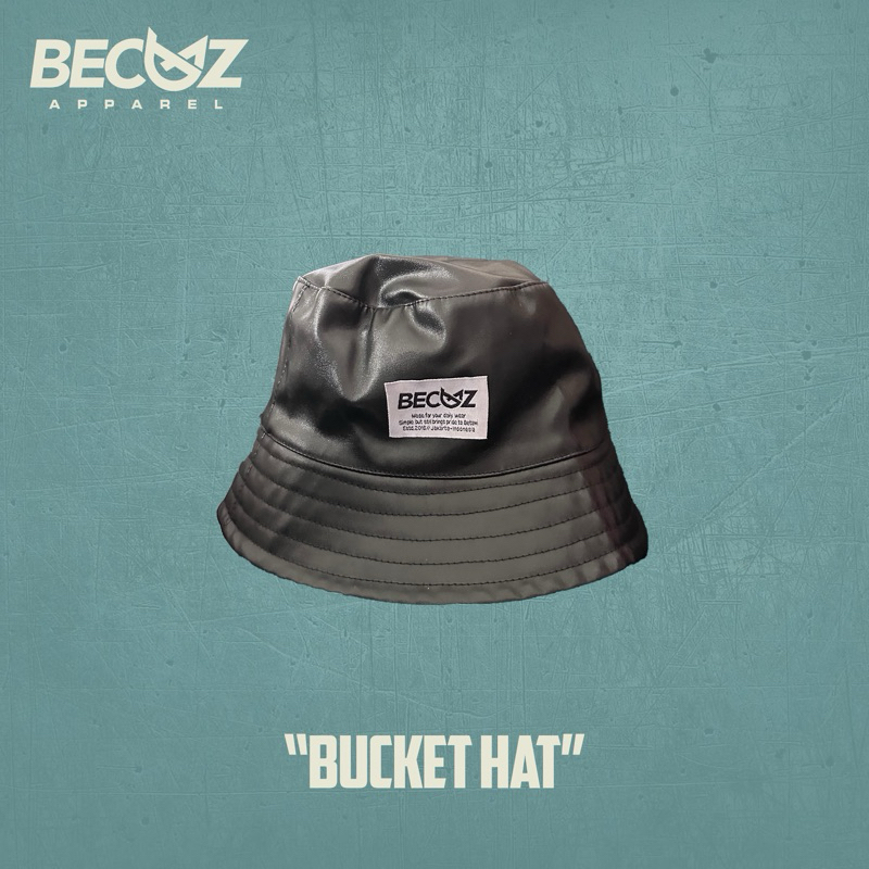Becuz Apparel - Bucket Hat Hitam