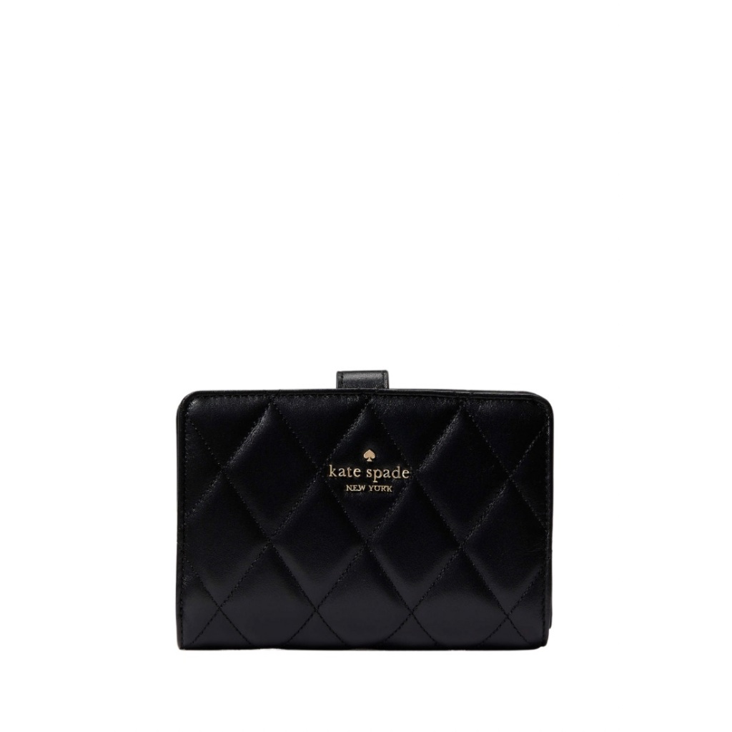 KATE SPADE Carey Medium Compact Bifold Wallet Black