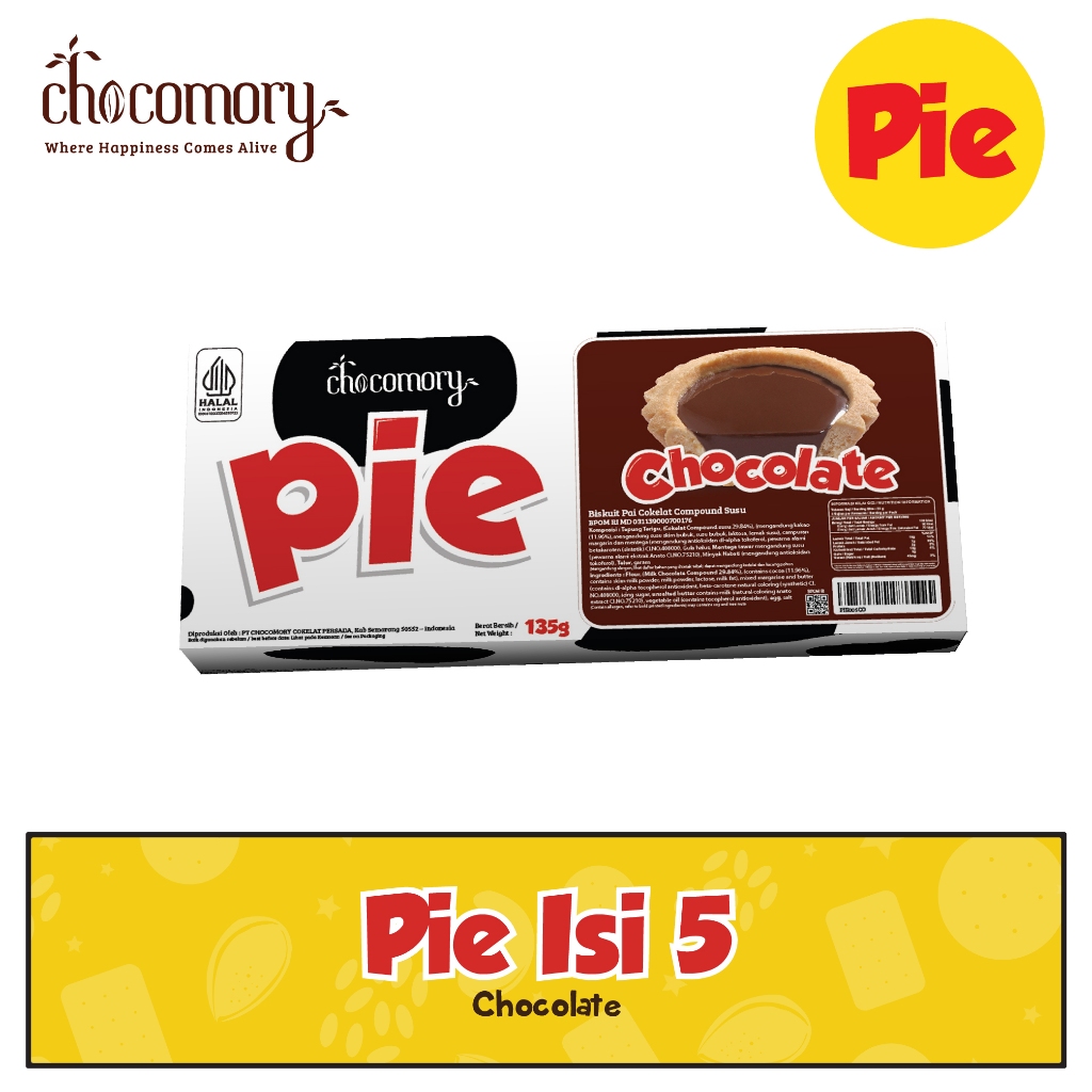 

Chocomory Choco Pie Isi 5 - 150 Gr x 1 Pc