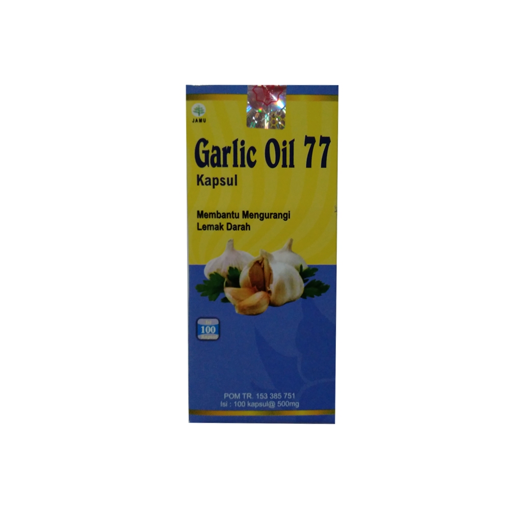 Garlic Oil 77 Kapsul Minyak Bawang Putih 100 Kapsul