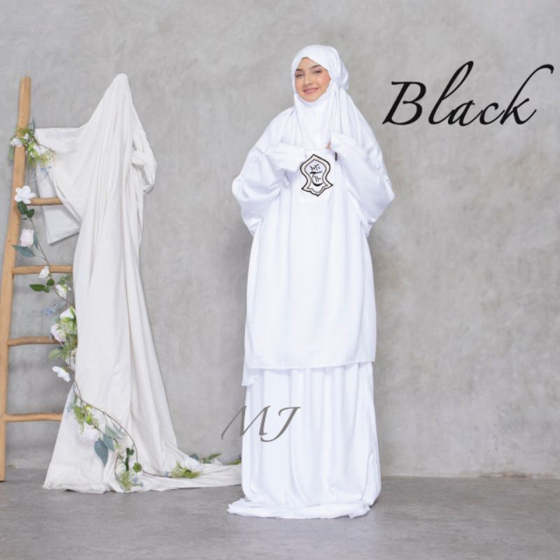 Mukena Hadramaut Atas Bawah Terompah