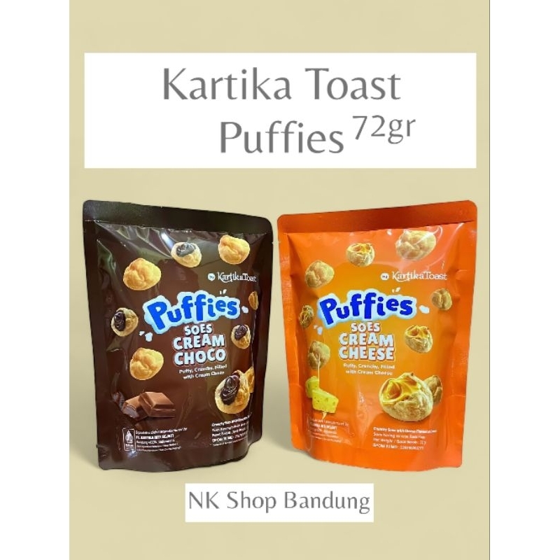 

(Kemasan Besar) Puffies Soes Kering Kartika Toast Coklat dan Keju 72g