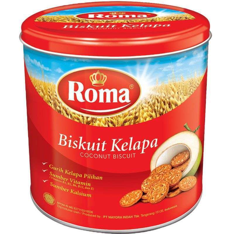 

ROMA BISKUIT KELAPA KALENG 345 gram JAJANAN KALENG LEBARAN READY STOCK