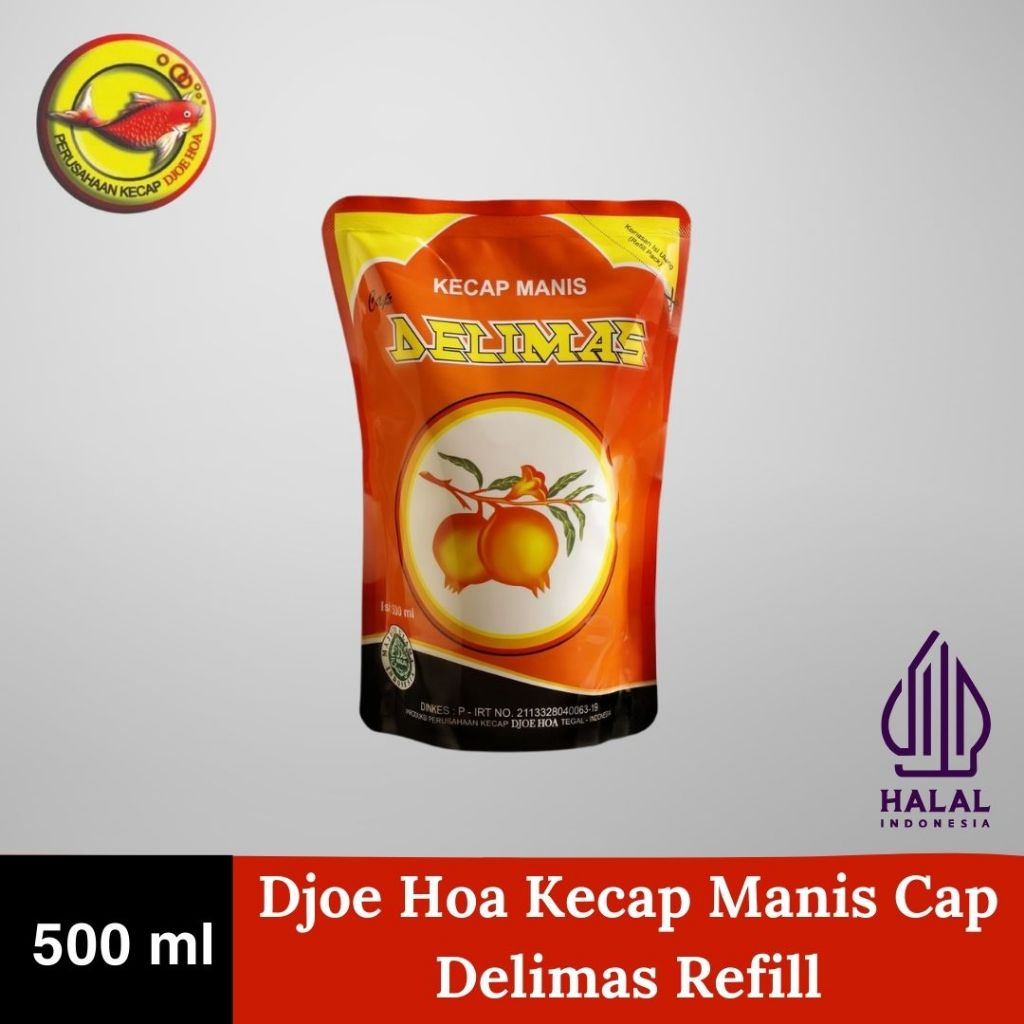 

Djoe Hoa Kecap Manis Cap Delimas Refill - 500ml