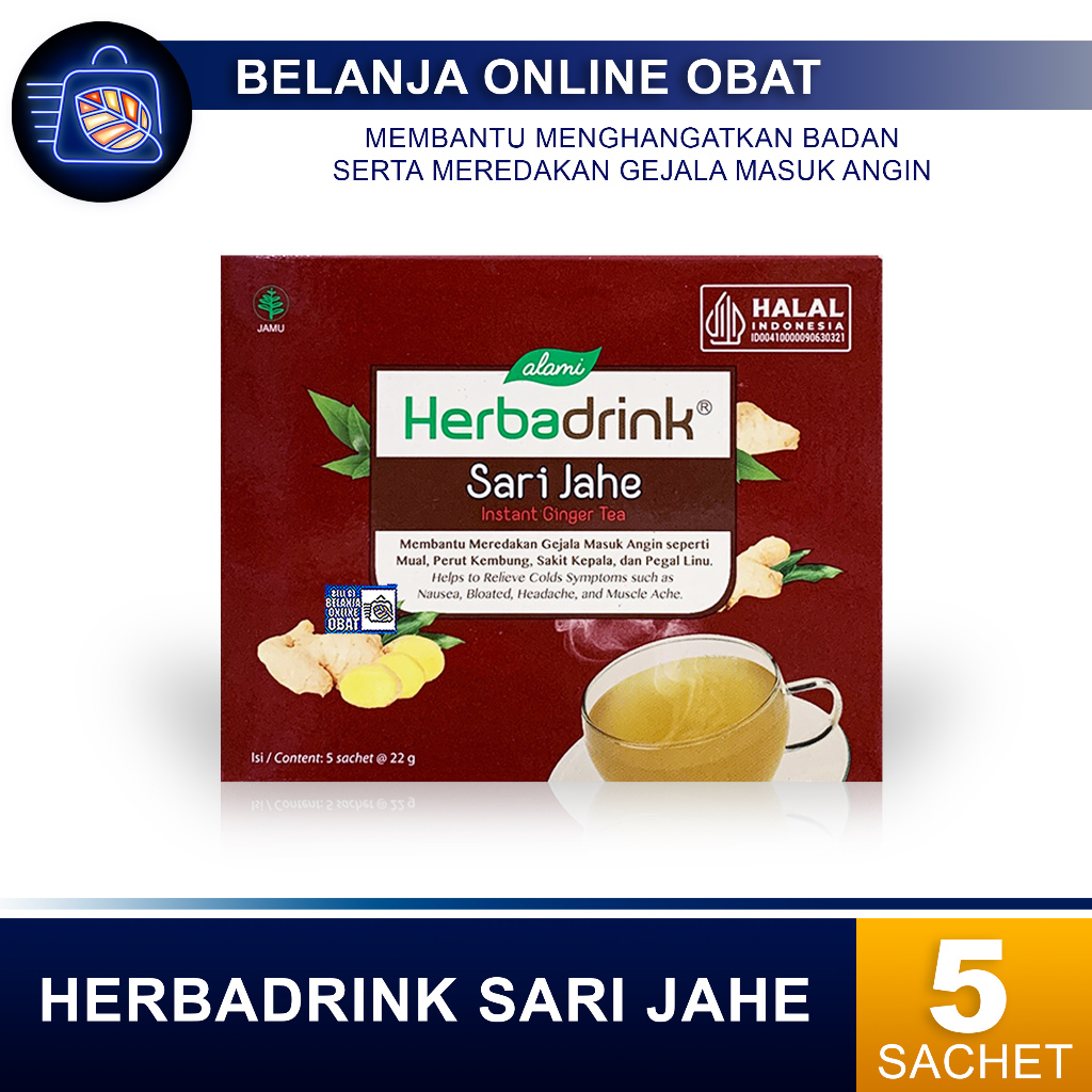 

HERBADRINK SARI JAHE // Menghangatkan badan