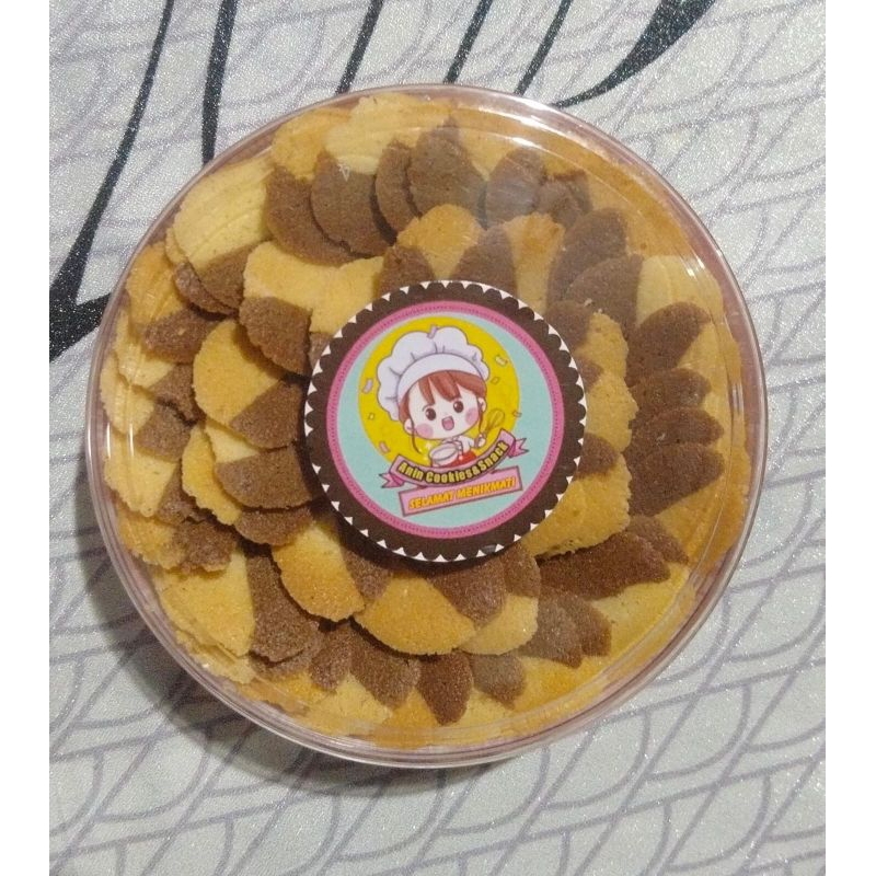 

Kue kering lidah kucing 2 rasa