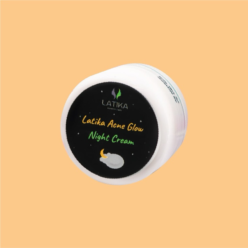 Latika beauty care Acne Glow Night cream (putih)