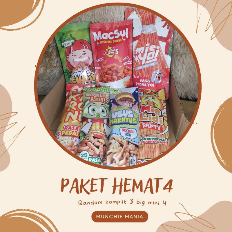 

PAKET HEMAT 4 /Jajanan kekinian