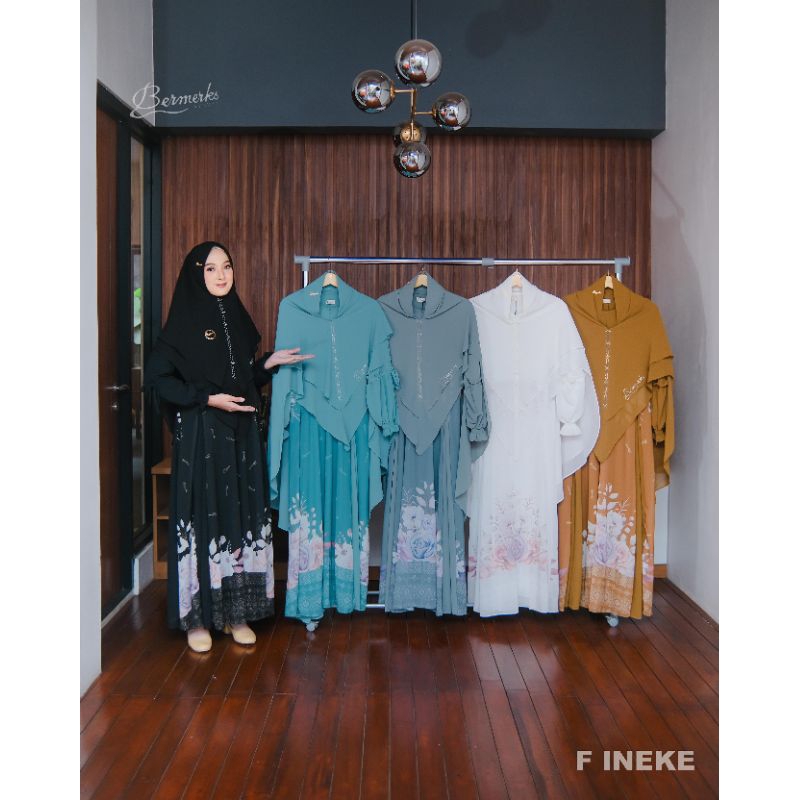 FAIZA INEKE BERMERKS / SYAR'I BERMERKS / SYAR'I MOTIF / GAMIS