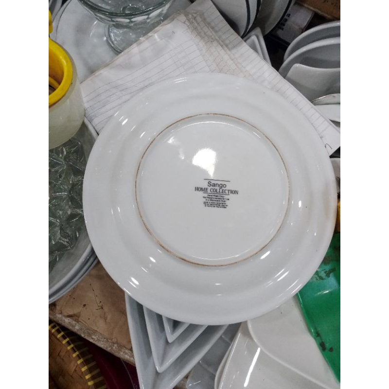 piring sango 10 ins 12 pcs/1 lusin