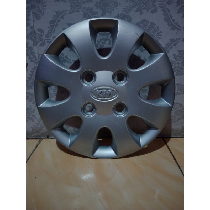 cover tutup velg, dop ring 13 mobil KIA ORIGINAL SECOND