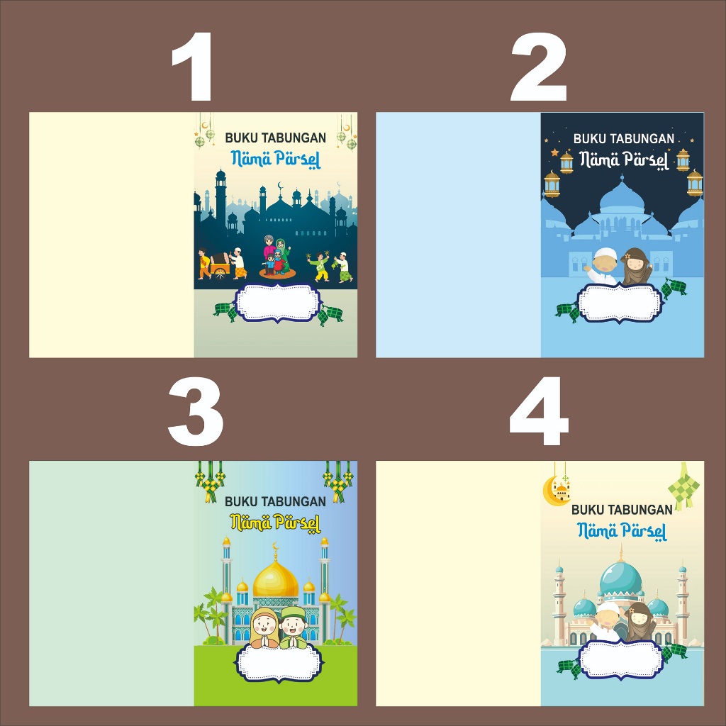 

BUku Tabungan Lebaran / HArian / buku paket lebaran minim oder 20 buku.