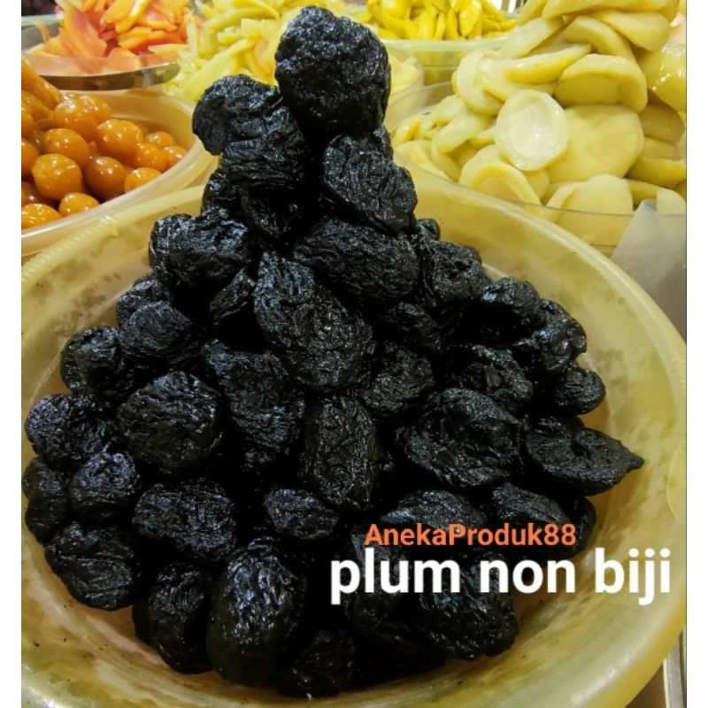 

Manisan Oboy/Buah Plum Hitam/Plam basah Non biji