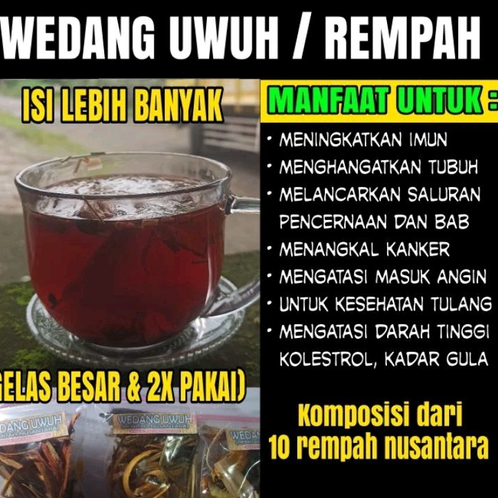 

Wedang Uwuh Jogja / Wedang Rempah Khas Jogja Tanpa Gula (Eceran)