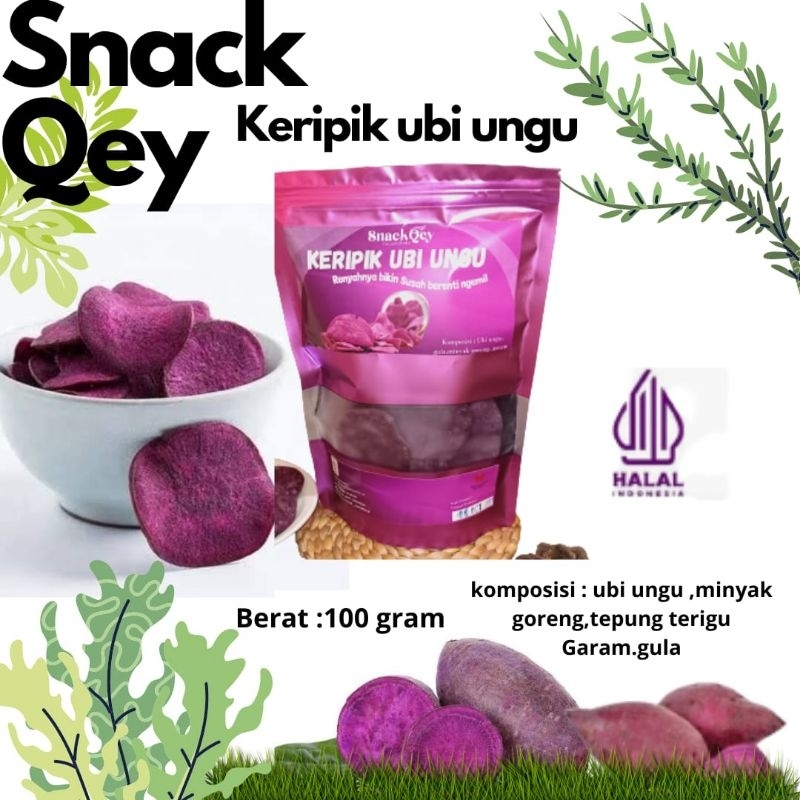 

SnackQey keripik ubi ungu 100gr