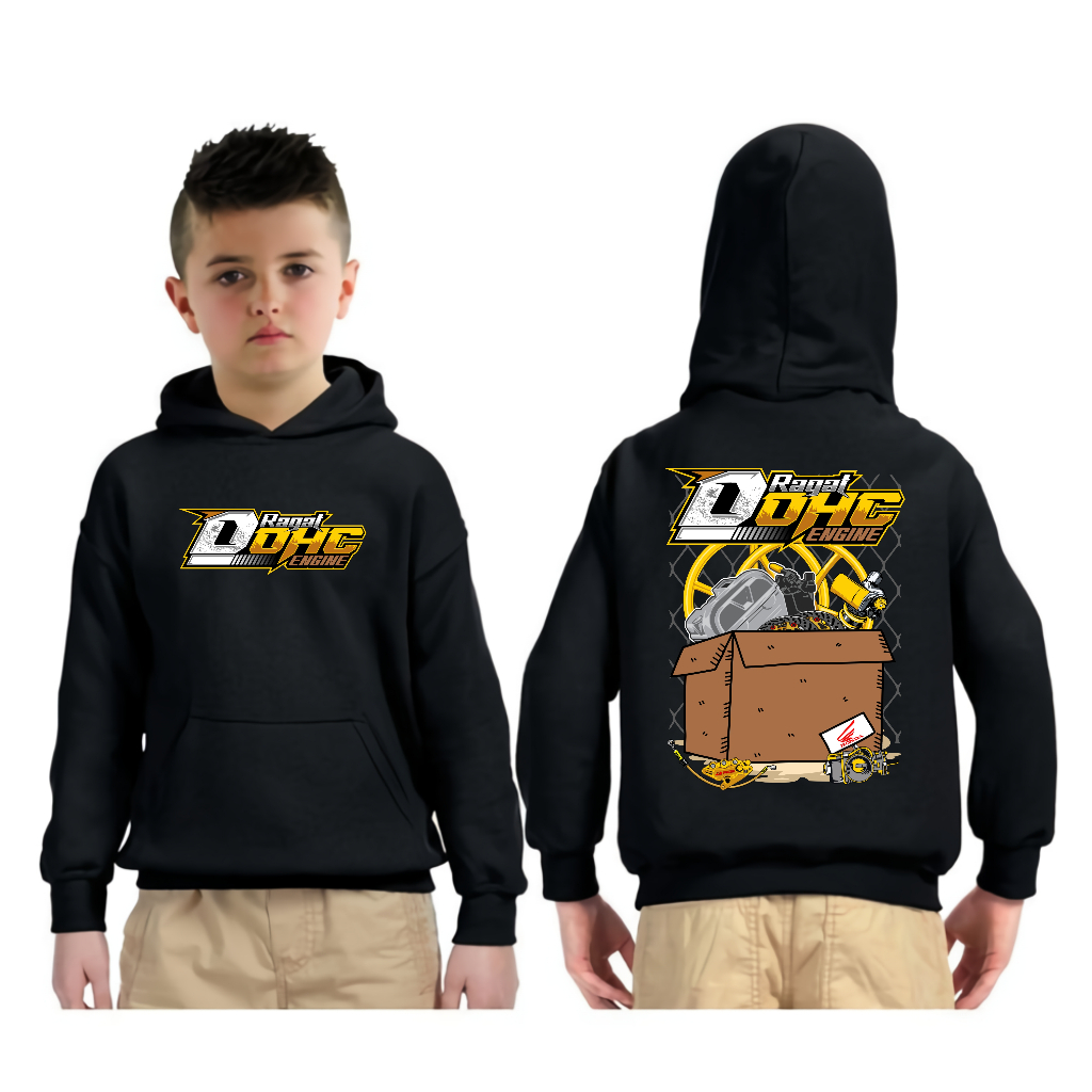 Jaket Hoodie Anak Racing Ragat DOHC GANK PREMIUM