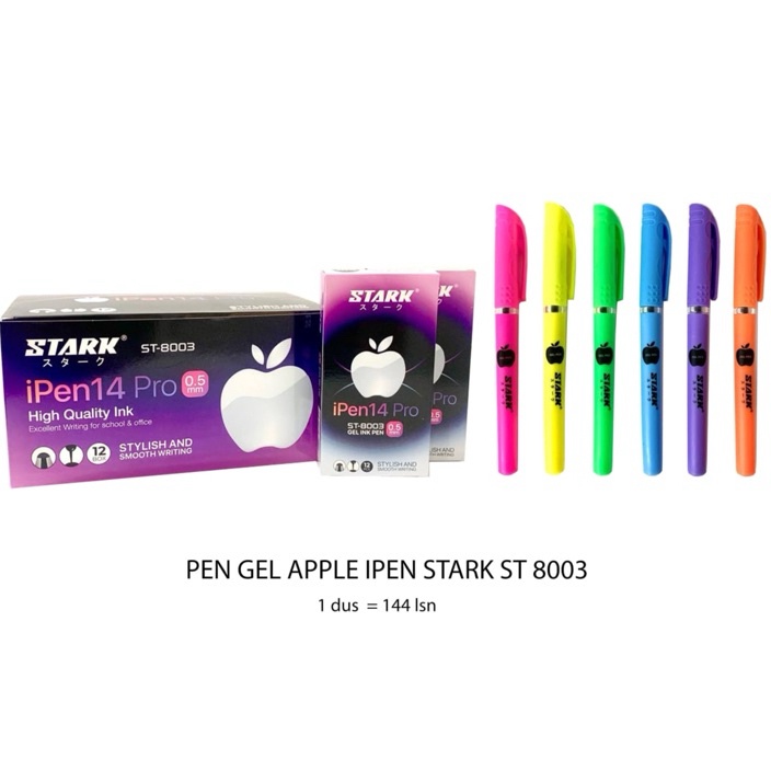 

Terlaris PULPEN PEN GEL MURAH IPEN 14 PRO GEL PEN APPLE 12PCS
