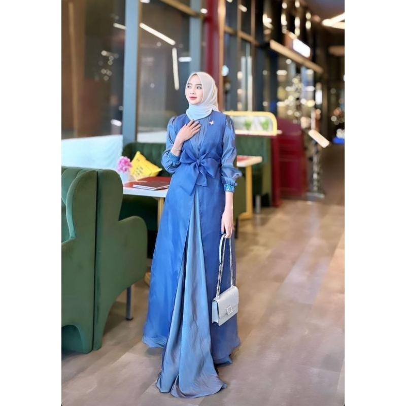 Dress Laluna Series Denim Blashfashion