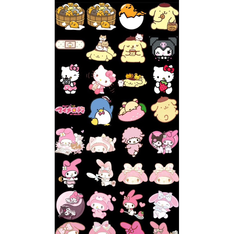 

SANRIO STICKERS / ANTI AIR PREMIUM / Cinnamoroll Kuromi Keroppi My Melody Hello Kitty
