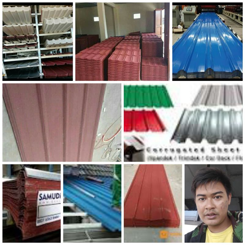 atap rumah/kanopi spandek pasir