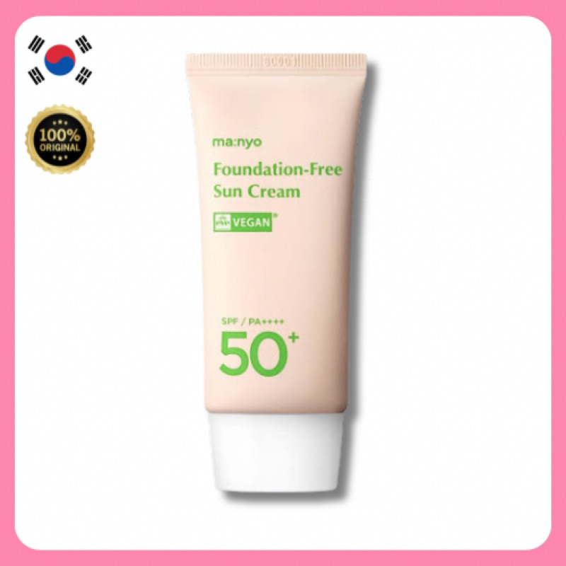 Manyo Foundation-Free Sun Cream SPF 50+ PA ++++ 50ml