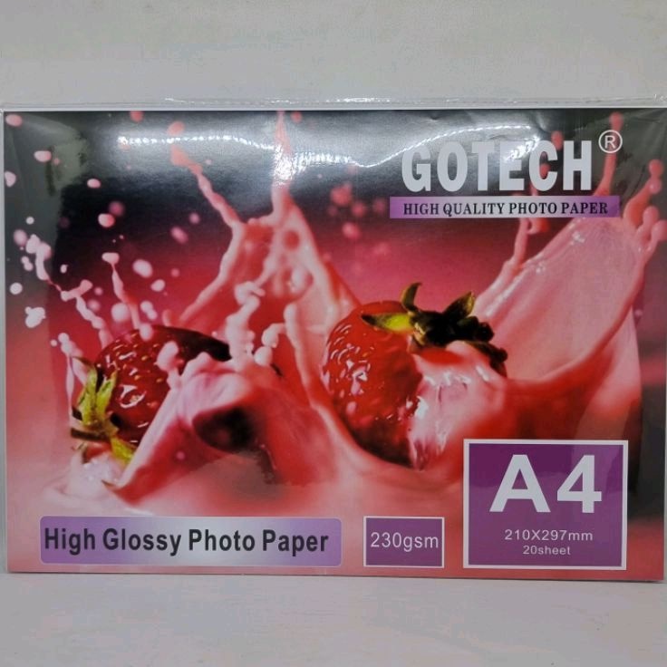 

DiSkon GOTECH GLOSSY PHOTO PAPER A4 23 GSM