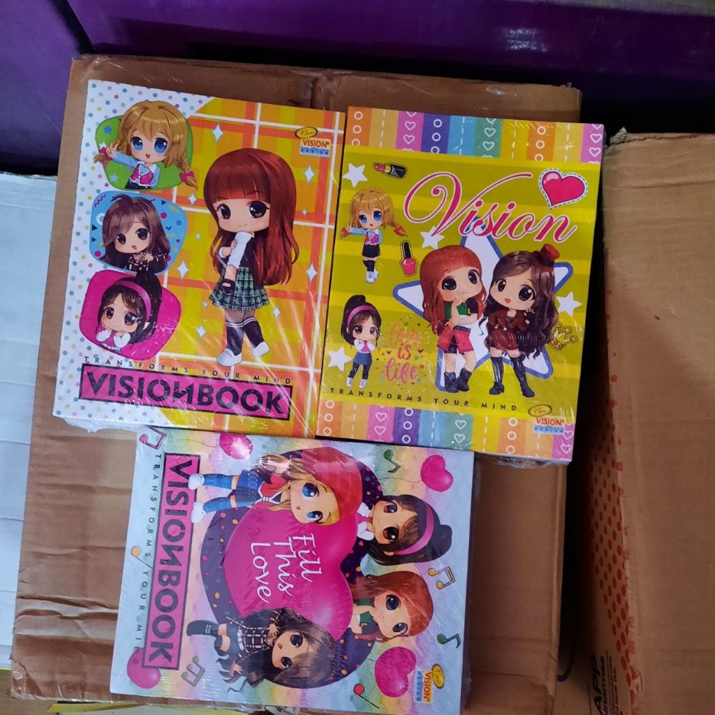 

BUKU TULIS VISION 38 LEMBAR ISI 10 BUKU PEPER