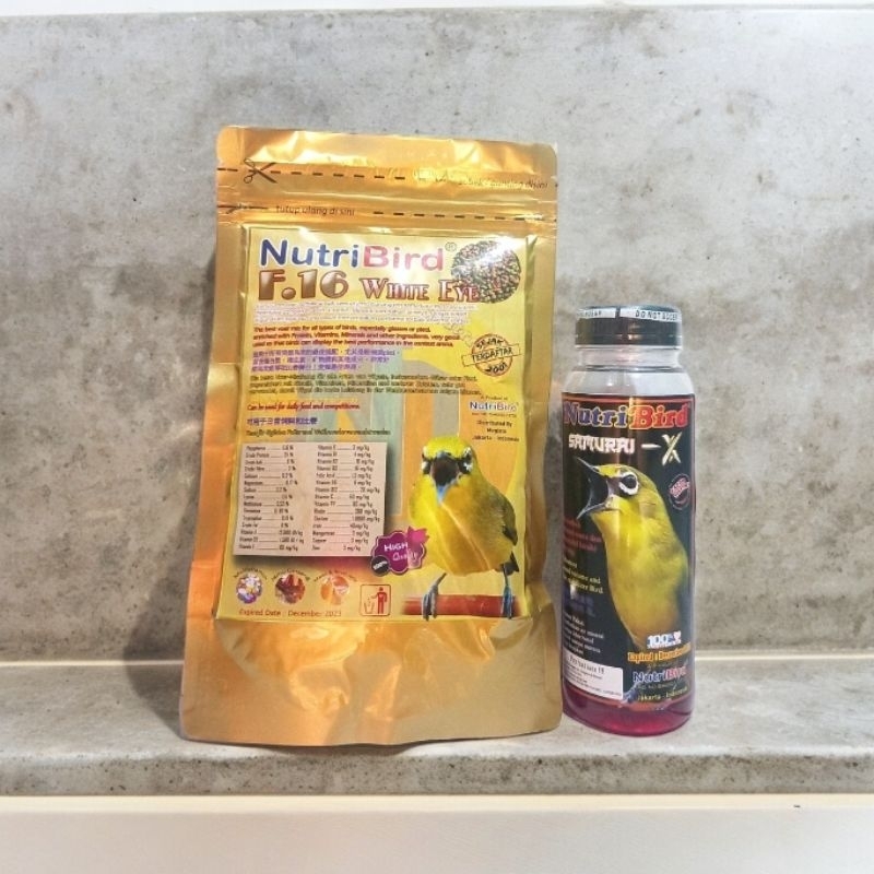 1 Paket NUTRIBIRD SAMURAI-X & F.16 WHITE EYE