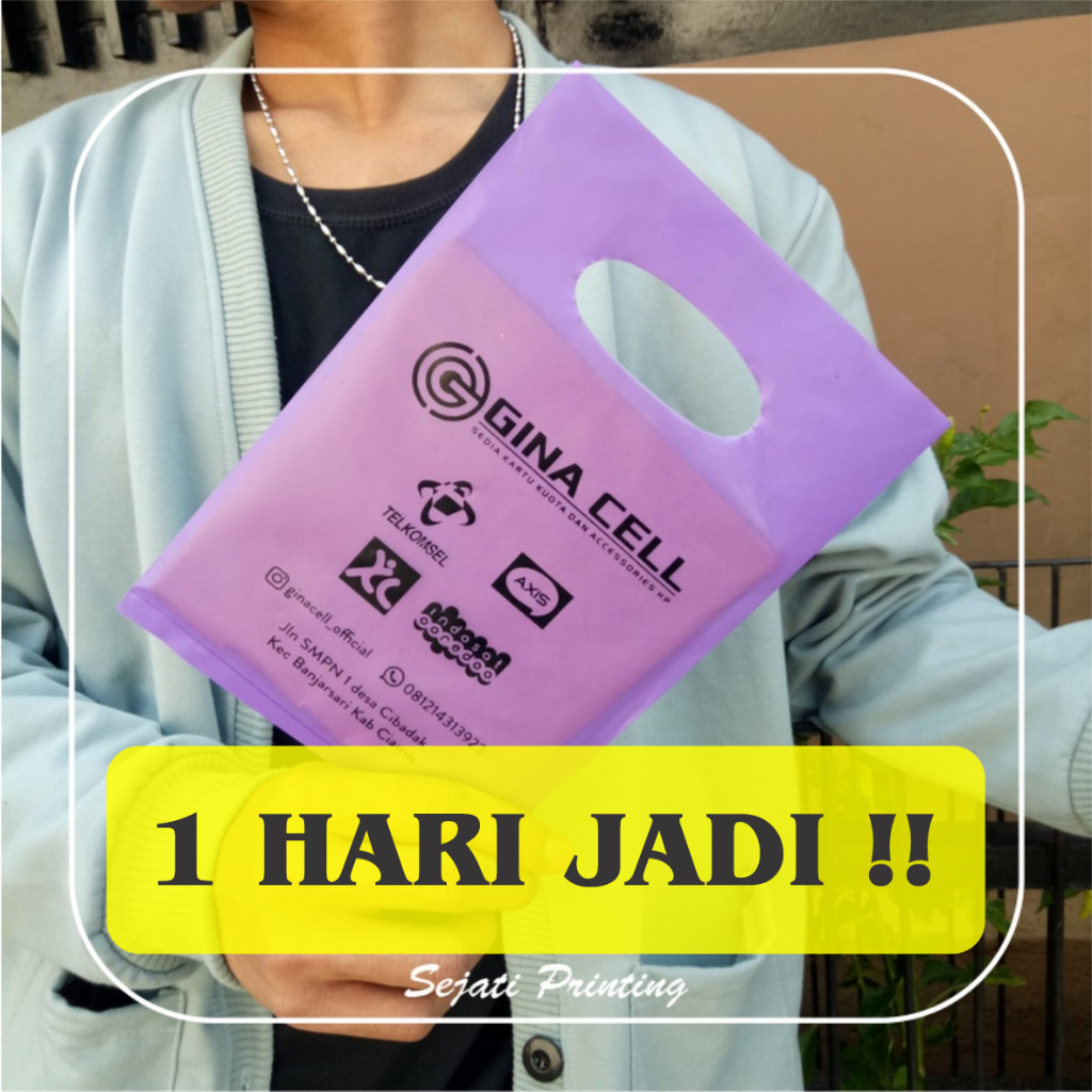 

Sablon Plastik Murah 15x22cm, FREE DESAIN - SEJATIPRINTING - HD PLONG | Salinan