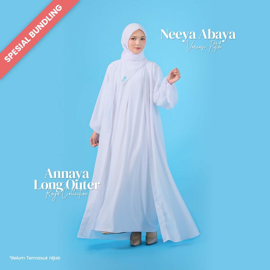 RnW | Neeya Abaya Dress - Gamis Abaya Syari Busui Friendly-1