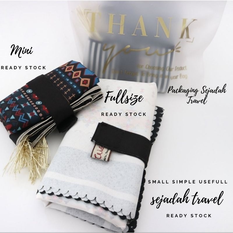 #Wulz# Sajadah Travel Genggam Anti Slip - Sajadah full dan Sajadah muka