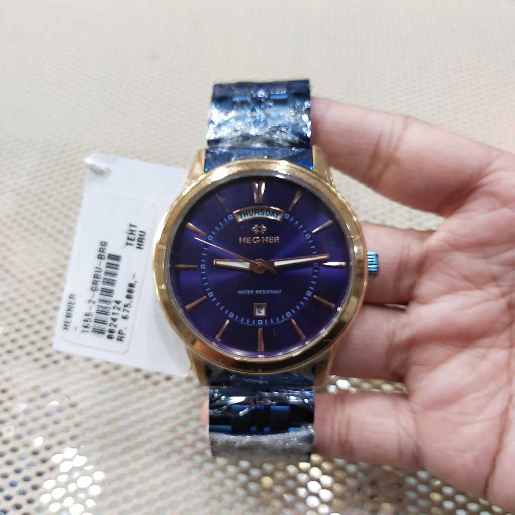 Hegner 1655 Jam Tangan Pria Original