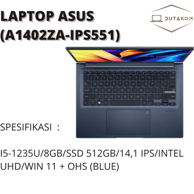 LAPTOP ASUS (A1402ZA-IPS551) (BLUE)