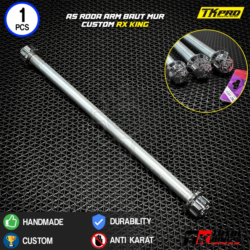 AS BAUT MUR PROBOLT MODEL BINTANG ARM LENGAN AYUN RX KING RXKING