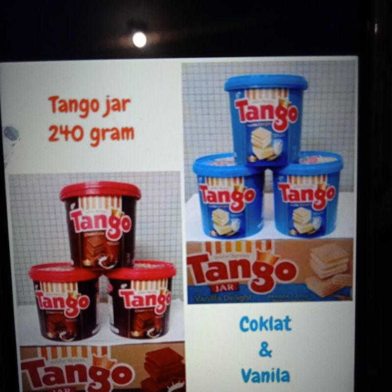 

tanggo wafer timba/tanggo jar cokelat dan vanila disc 10-15% di video dan live