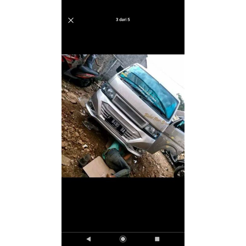 bemper variasi new carry+lampu