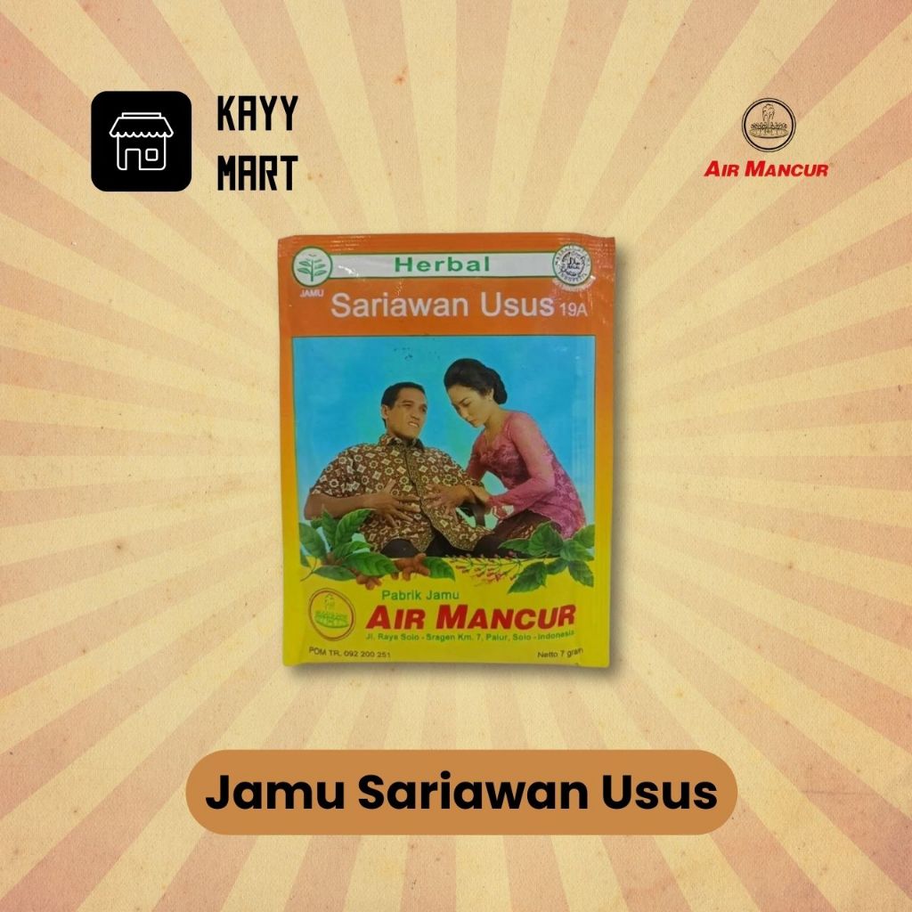Jamu Serbuk sariawan usus air mancur Original 10 sachet