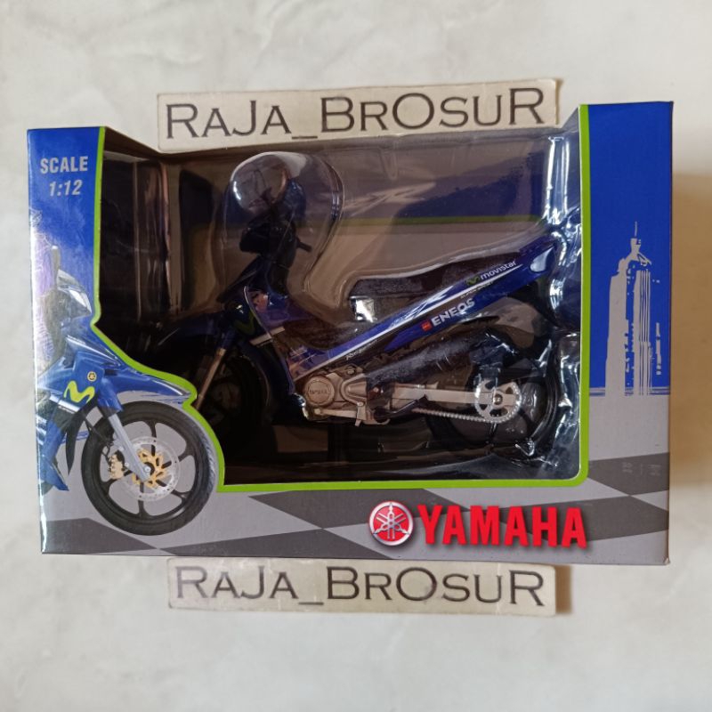 Diecast miniatur Yamaha 125ZR/125 ZR Movistar SE Special Limited Edition ORI Original Yamaha Hong Le